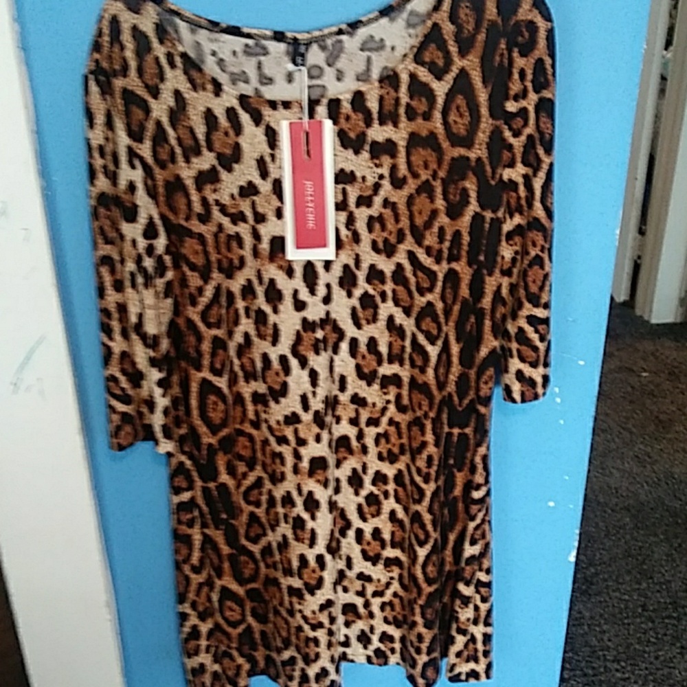 Leopard print dress